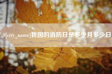 赵县我国的消防日是多少月多少日