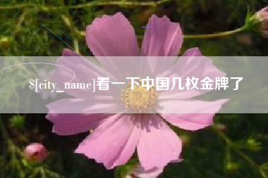赵县看一下中国几枚金牌了