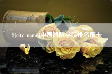 赵县中国消防学院排名前十