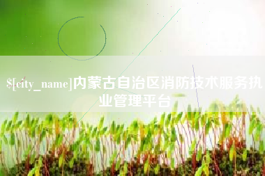 赵县内蒙古自治区消防技术服务执业管理平台