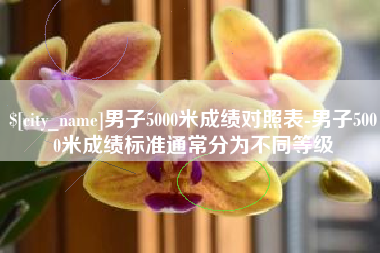 赵县男子5000米成绩对照表-男子5000米成绩标准通常分为不同等级