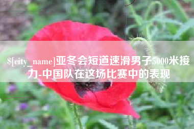赵县亚冬会短道速滑男子5000米接力-中国队在这场比赛中的表现