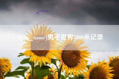 赵县男子世界5000米记录