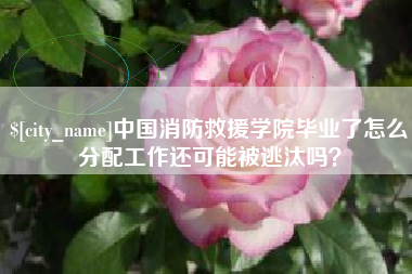 赵县中国消防救援学院毕业了怎么分配工作还可能被逃汰吗？