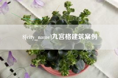 赵县九宫格建筑案例