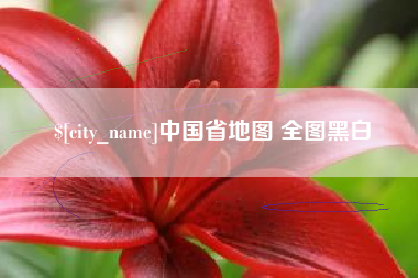 赵县中国省地图 全图黑白