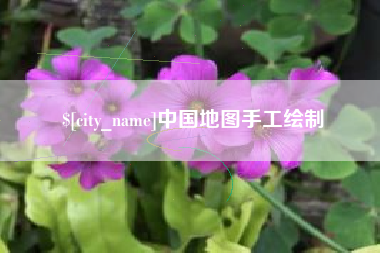 赵县中国地图手工绘制
