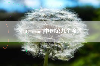 赵县中国第九个金牌