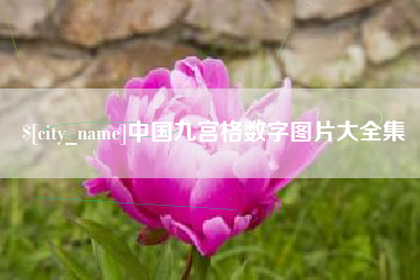 赵县中国九宫格数字图片大全集