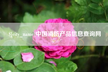 赵县中国消防产品信息查询网
