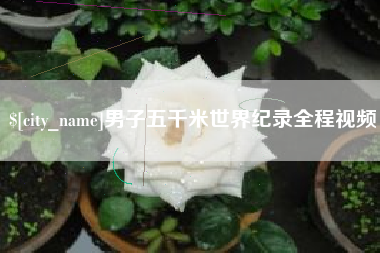 赵县男子五千米世界纪录全程视频