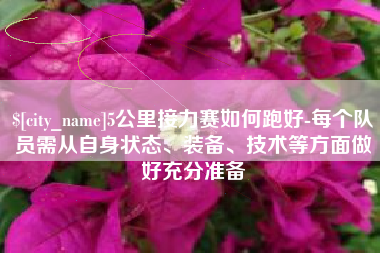 赵县5公里接力赛如何跑好-每个队员需从自身状态、装备、技术等方面做好充分准备
