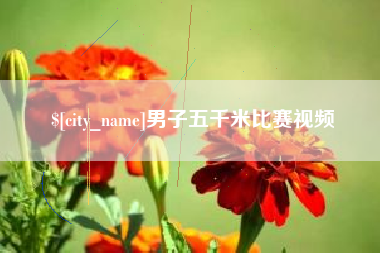 赵县男子五千米比赛视频