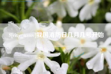 赵县我国消防日几月几号开始