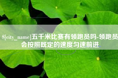 赵县五千米比赛有领跑员吗-领跑员会按照既定的速度匀速前进