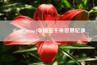 赵县中国五千米世界纪录
