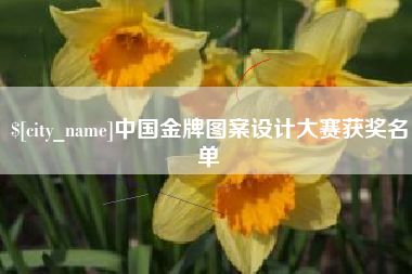 赵县中国金牌图案设计大赛获奖名单