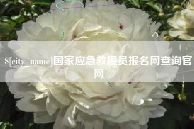 赵县国家应急救援员报名网查询官网