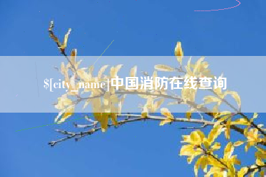 赵县中国消防在线查询